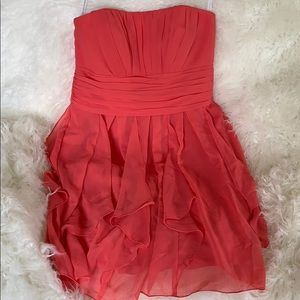 Coral prom dress